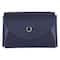 JAM Paper Italian Leather Business Card Holder Case with Round Flap